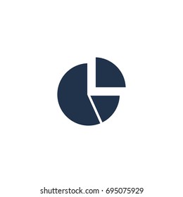 chart icon. sign design