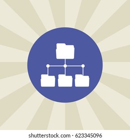 chart icon. sign design. background