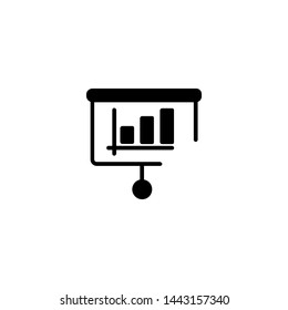 chart icon sign signifier vector