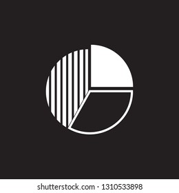 chart icon. Simple element illustration. Business icons universal for web and mobile