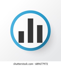 Chart Icon Symbol. Premium Quality Isolated Column Element In Trendy Style.
