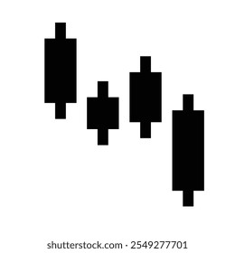 Chart Icon. trading icon. growing bar graph icon. Business charts and graph icons. Statistics and Analysis Outline Icon, down or up arrow. solid design style