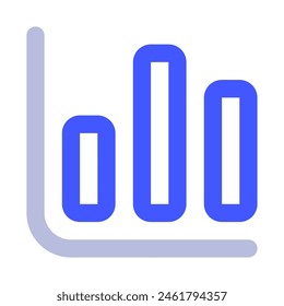 Icono de gráfico para uiux, Web, App, infografía, etc