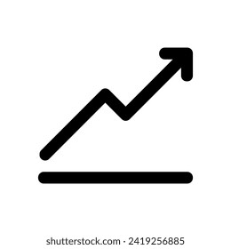 Chart icon vector. analysis illustration sign. analytics symbol or logo.
