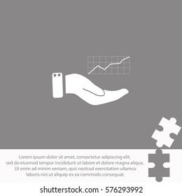 Chart  icon Vector design.