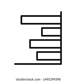 Chart icon vector design template
