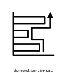 Chart icon vector design template