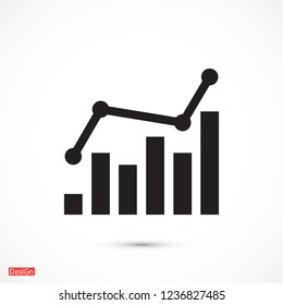 chart icon . Vector  Eps 10 