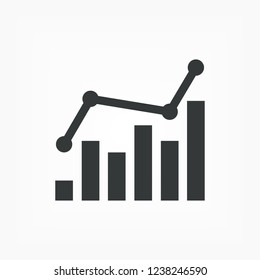 chart icon . Vector  Eps 10 