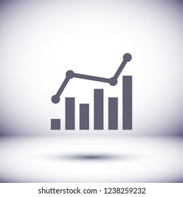chart icon . Vector  Eps 10 