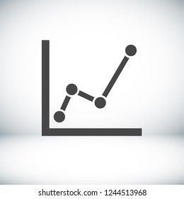 chart icon . Vector  Eps 10 