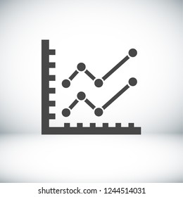 chart icon . Vector  Eps 10 