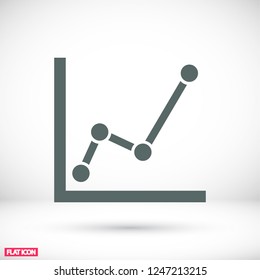 chart icon . Vector  Eps 10 
