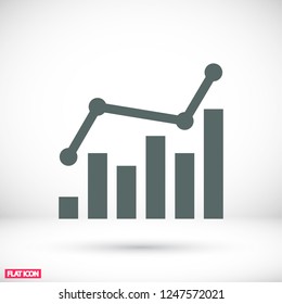 chart icon . Vector  Eps 10 