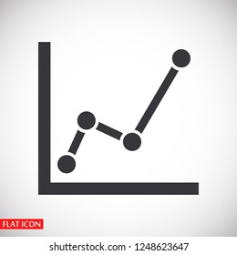 chart icon . Vector  Eps 10 
