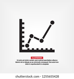 chart icon . Vector  Eps 10 