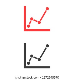 chart icon . Vector  Eps 10 