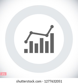 chart icon . Vector  Eps 10 
