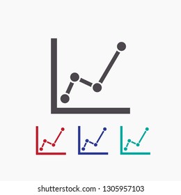 chart icon . Vector  Eps 10 