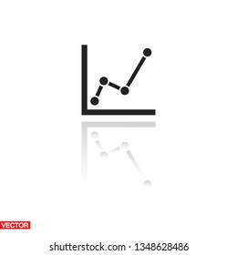 chart icon . Vector  Eps 10 