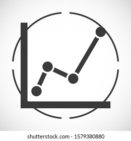 chart icon . Vector Eps 10. Flat Design.