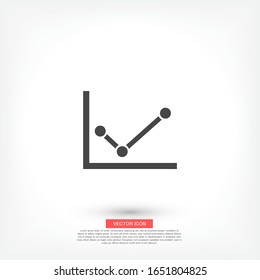 chart icon . Vector Eps 10 . Lorem Ipsum Flat Design