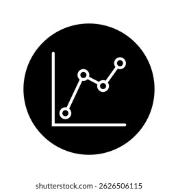 Chart icon vector. schedule illustration sign. diagram symbol or logo.