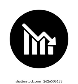 Chart icon vector. schedule illustration sign. diagram symbol or logo.