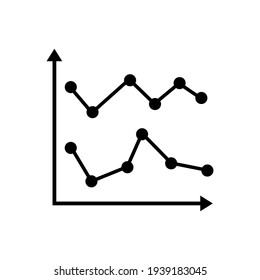 Chart icon vector set. analysis illustration sign collection. analytics symbol or logo.