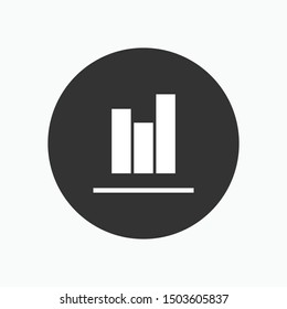 Chart Icon - Vector, Sign and Symbol for Design, Presentation, Website or Apps Elements.