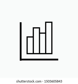Chart Icon - Vector, Sign and Symbol for Design, Presentation, Website or Apps Elements.