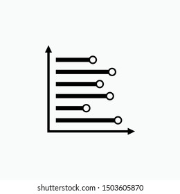 Chart Icon - Vector, Sign and Symbol for Design, Presentation, Website or Apps Elements.