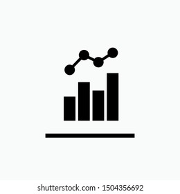 Chart Icon - Vector, Sign and Symbol for Design, Presentation, Website or Apps Elements.