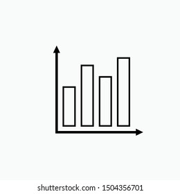 Chart Icon - Vector, Sign and Symbol for Design, Presentation, Website or Apps Elements.