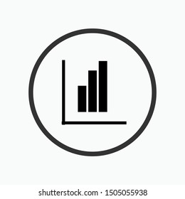 Chart Icon - Vector, Sign and Symbol for Design, Presentation, Website or Apps Elements.