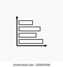 Chart Icon - Vector, Sign and Symbol for Design, Presentation, Website or Apps Elements.