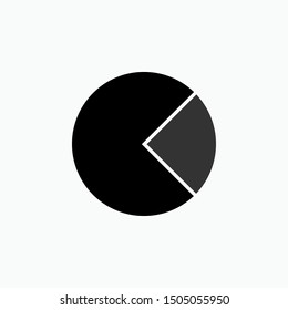 Chart Icon - Vector, Sign and Symbol for Design, Presentation, Website or Apps Elements.