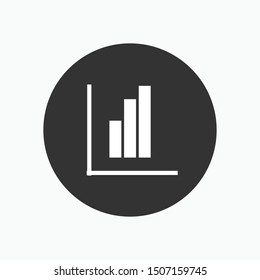 Chart Icon - Vector, Sign and Symbol for Design, Presentation, Website or Apps Elements.