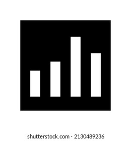 Chart Icon Vector Symbol Design Illustration