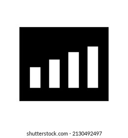 Chart Icon Vector Symbol Design Illustration