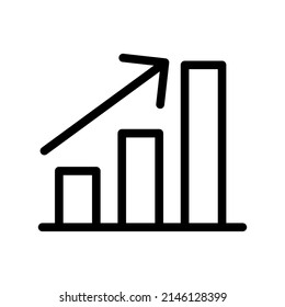 Chart Icon Vector Symbol Design Illustration