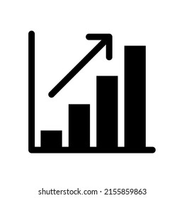 Chart Up Icon Vector Symbol Design Illustration