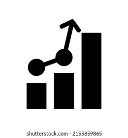 Chart Up Icon Vector Symbol Design Illustration
