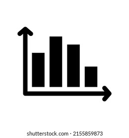 Chart Up Icon Vector Symbol Design Illustration