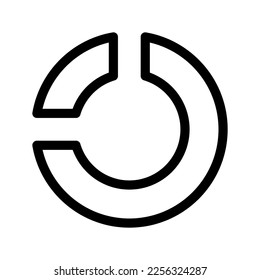 Chart Icon Vector Symbol Design Illustration