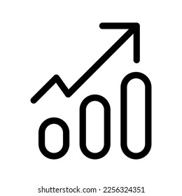 Chart Icon Vector Symbol Design Illustration
