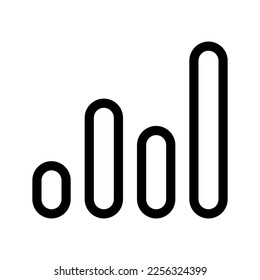 Chart Icon Vector Symbol Design Illustration