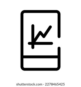 Chart Icon Vector Symbol Design Illustration