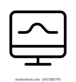Chart Icon Vector Symbol Design Illustration