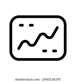Chart Icon Vector Symbol Design Illustration